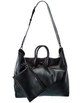 菲拉格慕包, Salvatore Ferragamo | Salvatore Ferragamo Studio Leather Tote商品图片 7.7折