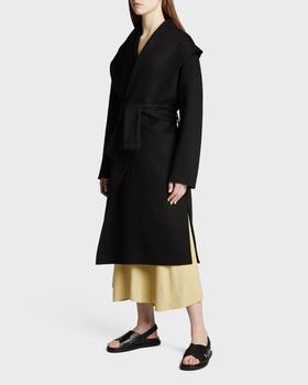 vince大衣, Vince | Draped Hooded Coat with Belt商品图片 7.4折