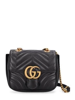 Gucci | Mini Gg Marmont Leather Shoulder Bag 额外9.2折, 额外九二折
