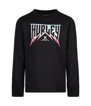 Hurley | Long Sleeve Wave Tallica Graphic T-Shirt (Little Kids) 7.1折