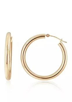 Belk & Co. | Co. Hoop Earrings In 14K Yellow Gold,商家Belk,价格¥11431