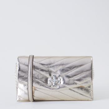 tory burch kira链条包, Tory Burch | Tory Burch Women's Kira Chevron Gold Wallet On Chain商品图片 满$250减$20, 满减