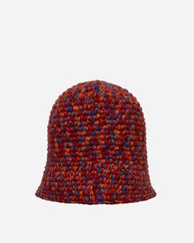 商品Melange Yarn Knit Bucket Hat Orange,商家Slam Jam,价格¥402图片