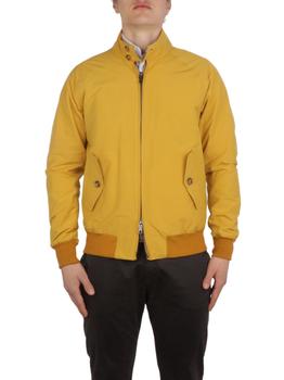 推荐Baracuta Men's  Yellow Cotton Outerwear Jacket商品