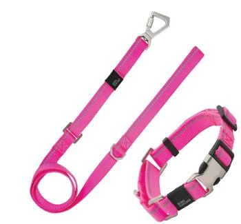 Pet Life Pet Life  'Advent' Outdoor Series 3M Reflective 2-in-1 Durable Martingale Training Dog Leash and Collar