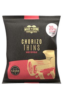 商品Made for Drink | Chorizo Thins Made for Rioja 30g,商家Harvey Nichols,价格¥27图片