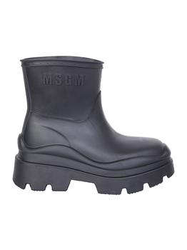 商品MSGM | Black Rubber Rain Boots,商家The List,价格¥1753图片