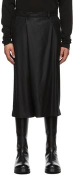 推荐Black Wool Saxony Skirt商品