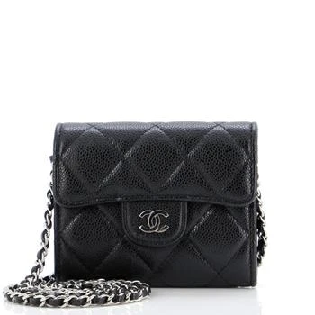 [二手商品] Chanel | Classic Flap Chain Belt Bag Quilted Caviar Mini,商家Premium Outlets,价格¥14703