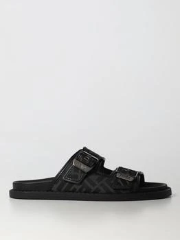 推荐Fendi Feel sandals in fabric with jacquard FF monogram商品