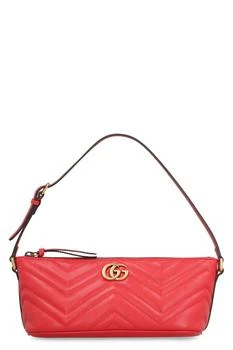 Gucci | GUCCI GG MARMONT LEATHER SHOULDER BAG 6.6折, 独家减免邮费