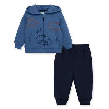Little Me | Baby Boys Dino Hoodie and Pant, 2 Piece Set 7折