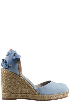 商品Stuart Weitzman | Stuart Weitzman Marguerita Canvas Espadrilles,商家Cettire,价格¥1724图片