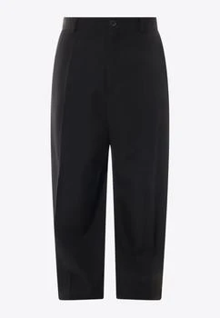 Balenciaga | Tailored Pleated Wool Pants,商家Thahab,价格¥6906