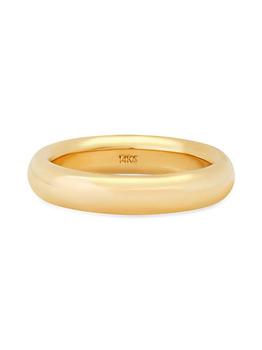 商品Shylee Rose Jewelry | 14K Yellow Gold Wide Layering Band,商家Saks Fifth Avenue,价格¥5484图片