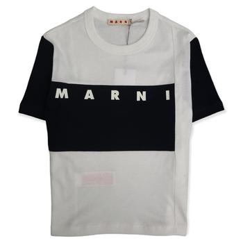 Marni | Marni Kids Color-Block Logo Printed Crewneck T-Shirt商品图片,6.2折