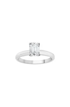 Badgley Mischka | Emerald Cut Lab Created Diamond Engagement Ring - 0.50 ctw,商家Nordstrom Rack,价格¥7426
