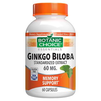 Botanic Choice | Ginkgo Biloba Extract 60mg商品图片,独家减免邮费