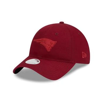 New Era | Women's Cardinal New England Patriots Color Pack 9TWENTY Adjustable Hat 独家减免邮费