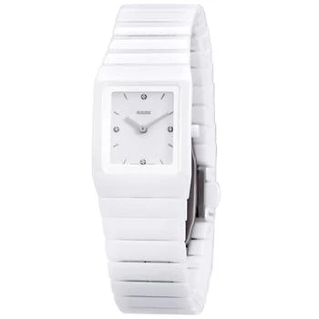 推荐Ceramica White Diamond Dial Ladies Ceramic Watch R21703712商品