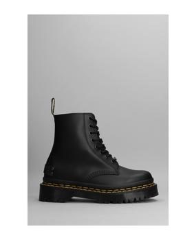Dr. Martens | 1460 Bex Combat Boots In Black Leather商品图片,