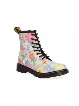 推荐Little Girl's & Girl's 1460 Floral Print Boots商品