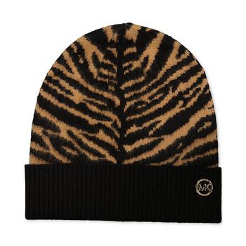 Michael Kors | Women's Tiger-Stripe Beanie商品图片,额外7折, 额外七折