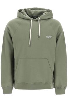 推荐14 bros logo print hoodie商品