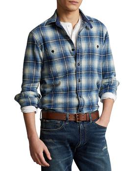 推荐Classic Fit Plaid Flannel Work Shirt商品