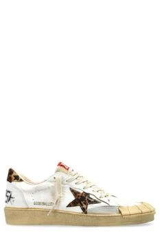 Golden Goose | Golden Goose Deluxe Brand Ball Star Lace-Up Sneakers,商家Cettire,价格¥3310