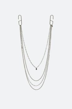 商品MNML | A9 Quad Chain - Silver,商家mnml,价格¥203图片