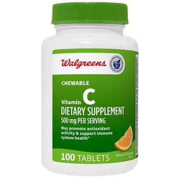 商品Walgreens | Chewable Vitamin C 500 mg,商家Walgreens,价格¥58图片