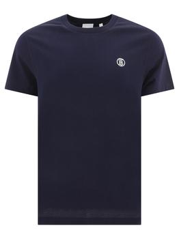 推荐Burberry Men's  Blue Other Materials T Shirt商品