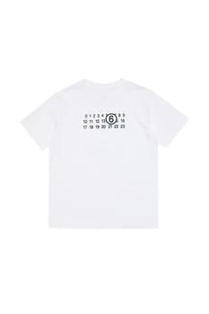 推荐MM6 Maison Margiela Kids Logo-Printed Crewneck T-Shirt商品