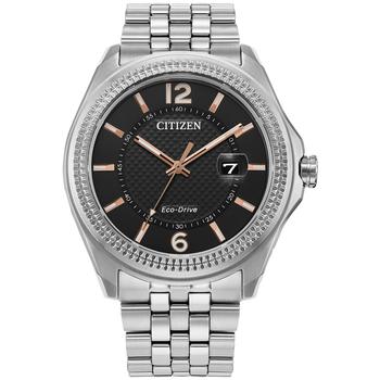 西铁城光动能, Citizen | Eco-Drive Men's Corso Classic Stainless Steel Bracelet Watch 42mm商品图片 