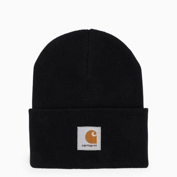 Carhartt WIP | Blue knitted hat with logo商品图片,