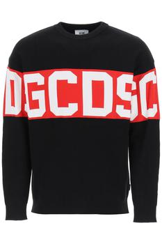 GCDS | Gcds logo intarsia sweater商品图片,4.7折