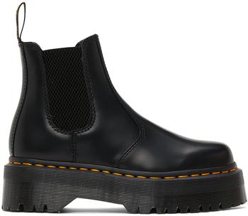 dr. martens切尔西北京, Dr. Martens | Black 2976 Quad Chelsea Boots商品图片 