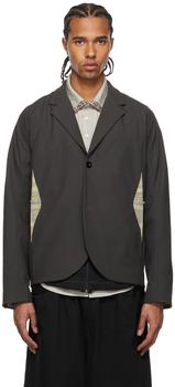 商品Grey Harkman Darted Shoulder Blazer,商家SSENSE,价格¥5063图片
