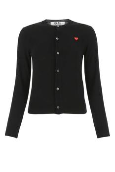 Comme des Garcons | Comme des Garçons Play Heart Patch Buttoned Cardigan商品图片,6.4折起, 满1件减$7, 满一件减$7