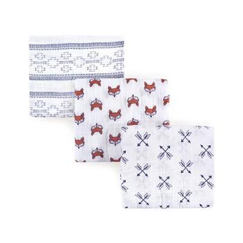 商品Muslin Swaddle Blankets, 3-Pack, One Size图片