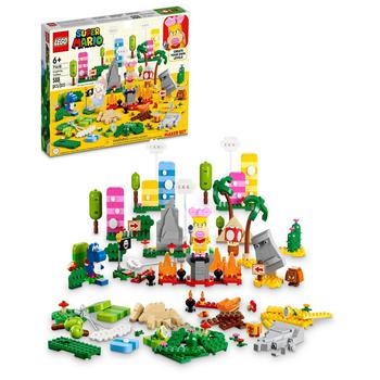 商品Super Mario Creativity Toolbox Maker Set, Building Toy Set 71418, 588 Pieces图片