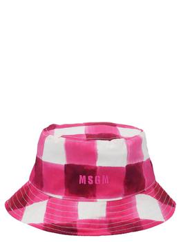 MSGM | MSGM Check Printed Bucket Hat商品图片,6.2折