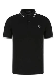 Fred Perry | Fred Perry Stripe Detailed Logo Embroidered Polo Shirt 5.7折