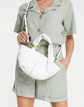 topshop包, Topshop | Topshop buckle strap detail mini tote in white商品图片 8折