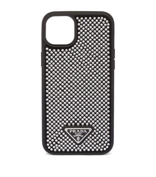商品Prada | Crystal-Embellished iPhone 14+ Case,商家Harrods,价格¥3909图片
