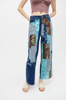 product BDG High & Wide Patchwork Jeans image