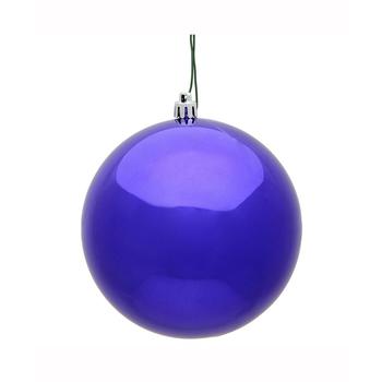 2.4" Purple Shiny Uv Treated Ball Christmas Ornament,价格$36.99
