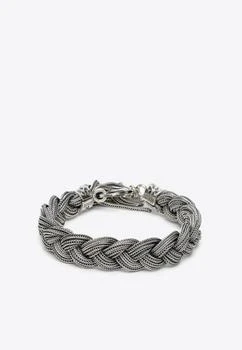 Emanuele Bicocchi | Braided Sterling Silver Bracelet,商家Thahab,价格¥3341