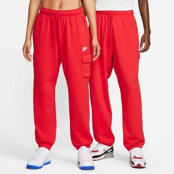 推荐Women's Nike Sportswear Club Fleece Mid-Rise Oversized Cargo Sweatpants商品